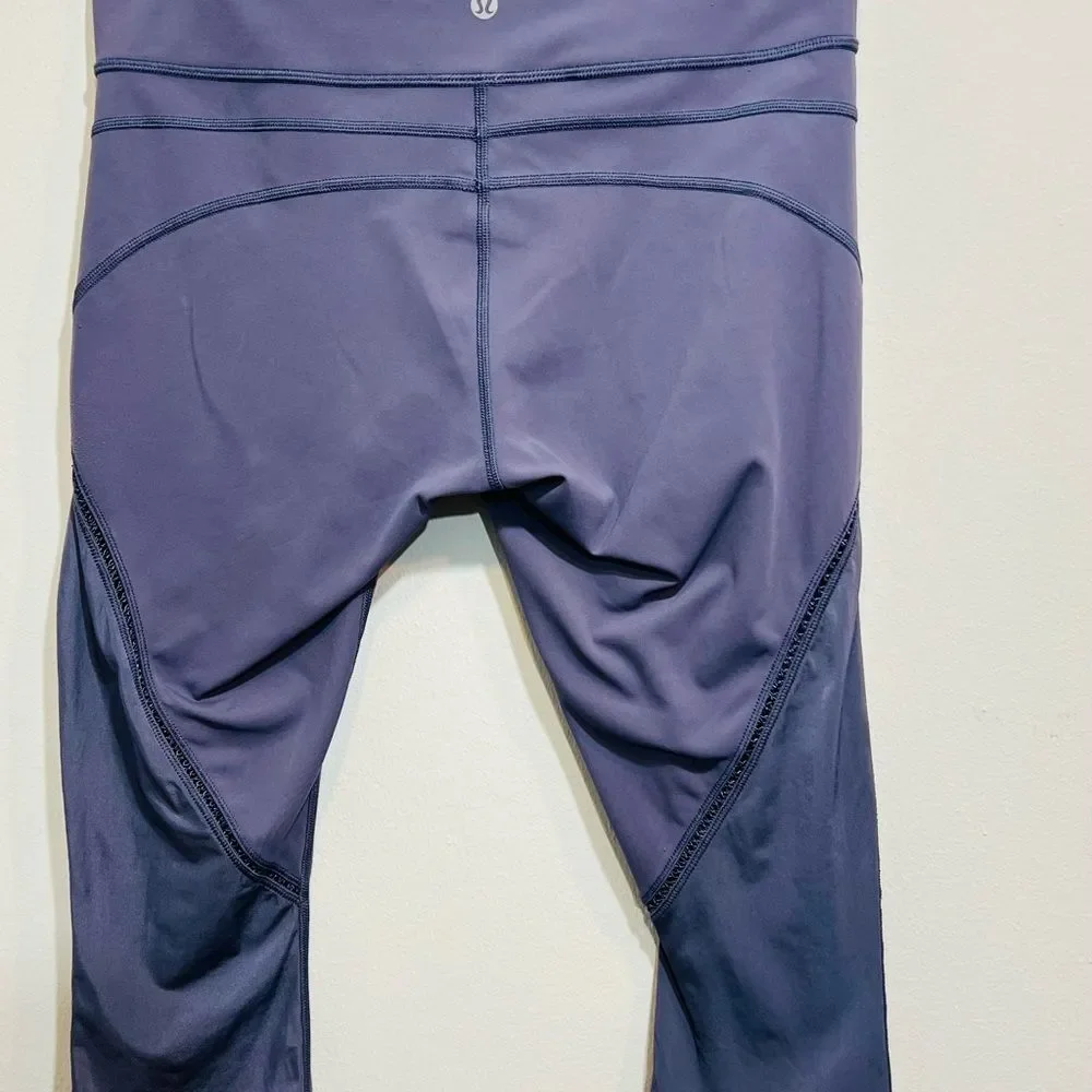 Lululemon Athletica crop Leggings Size 8 - Picture 3 of 9
